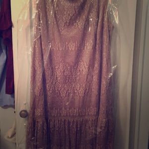 Beautiful Dress  shimmering silver and gold.